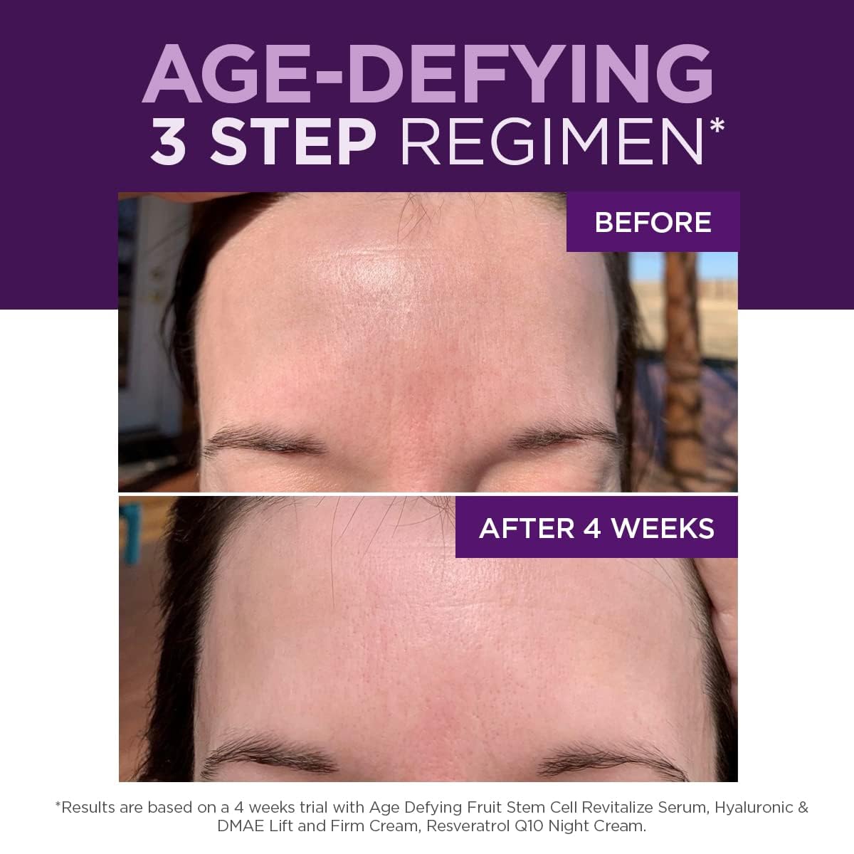 Andalou Naturals Fruit Stem Cell Revitalize Serum packaging detail emphasizing sustainable design.