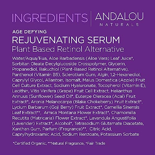 Andalou Naturals non-GMO ingredients graphic showing clean beauty values.