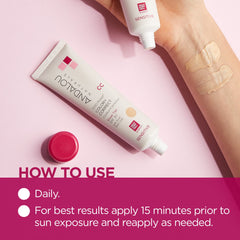 Andalou Naturals pomegranate seed oil bottle highlights antioxidant hydration for the skin.