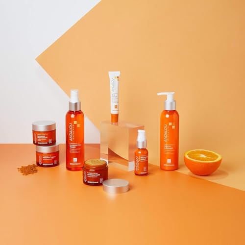 Andalou Naturals ingredients close-up highlights pumpkin and honey richness