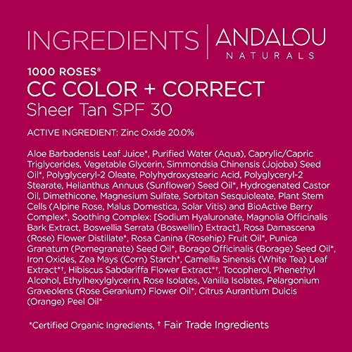 Andalou Naturals reef-safe packaging underscores cruelty-free and vegan sunscreen values.