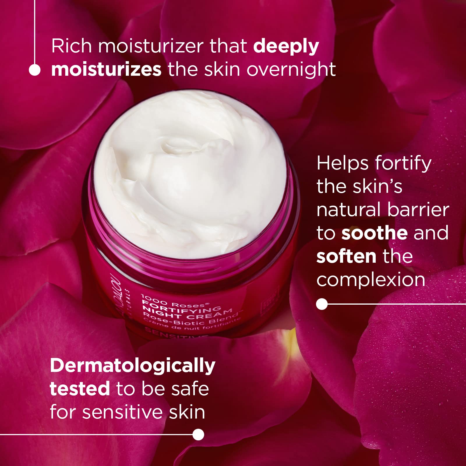 Andalou Naturals Rosa Centifolia Extract swirl signals antioxidant support for skin resilience