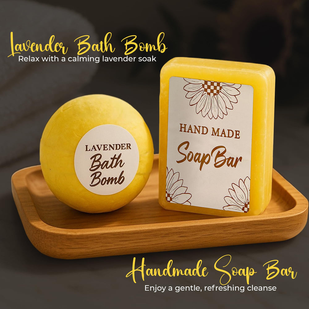 Andlane Sunflower bath bomb invites a spa-like moment at home.