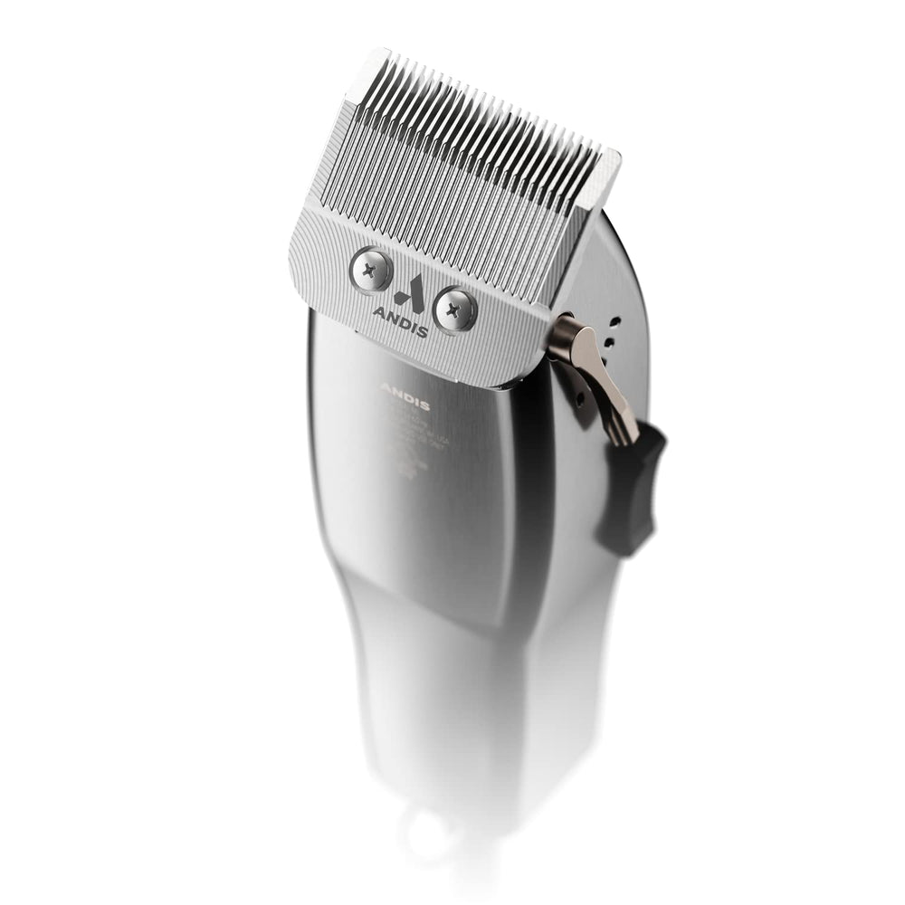 Andis 01815 carbon-steel T-blade close-up highlighting sharp edge