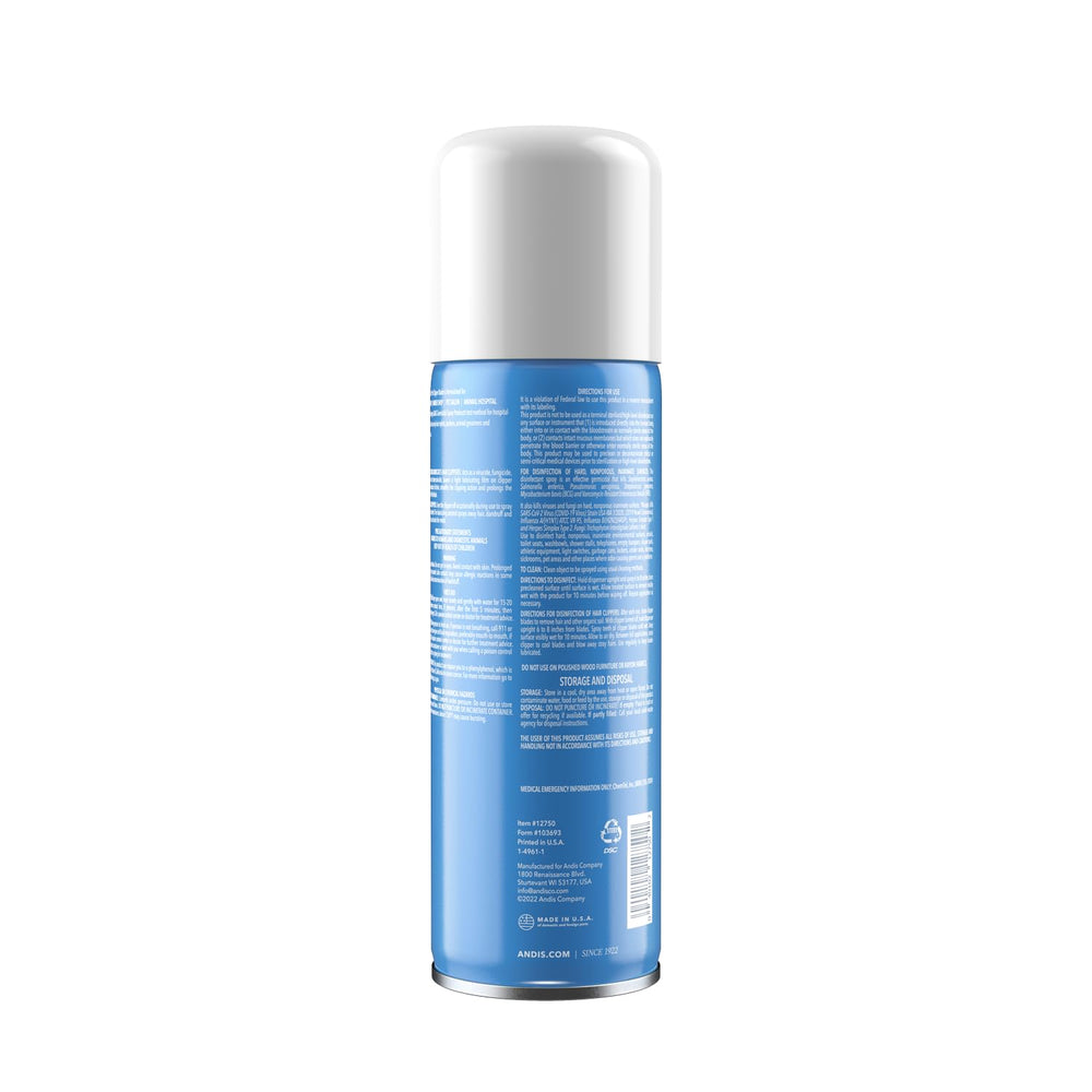 Andis Cool Care Plus disinfectant virucide and fungicide for blade hygiene.