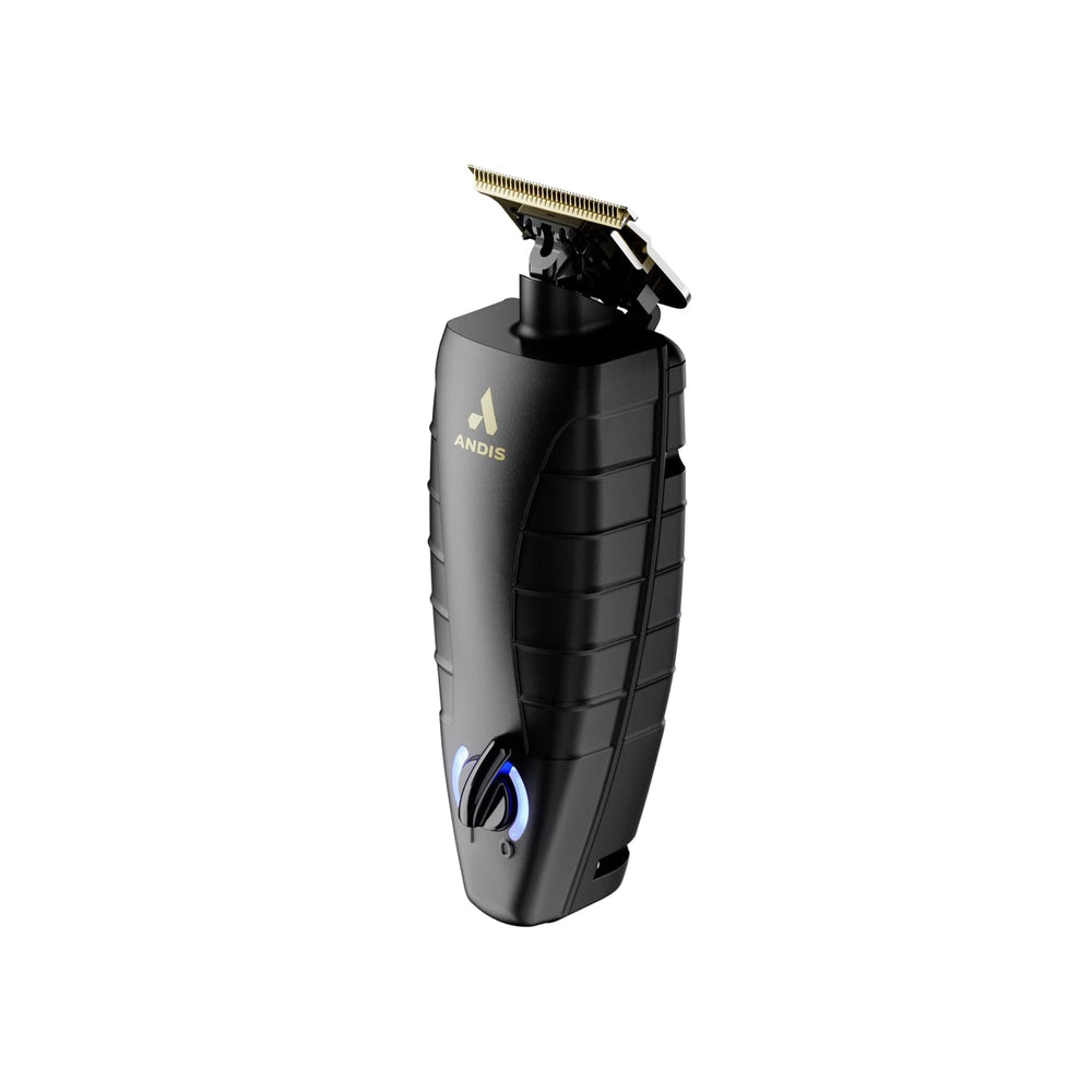 Ergonomic contour handle offers comfortable grip during long sessions