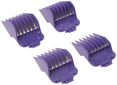Andis Master Dual Magnet Large Comb base shows magnetic attachment for quick access.