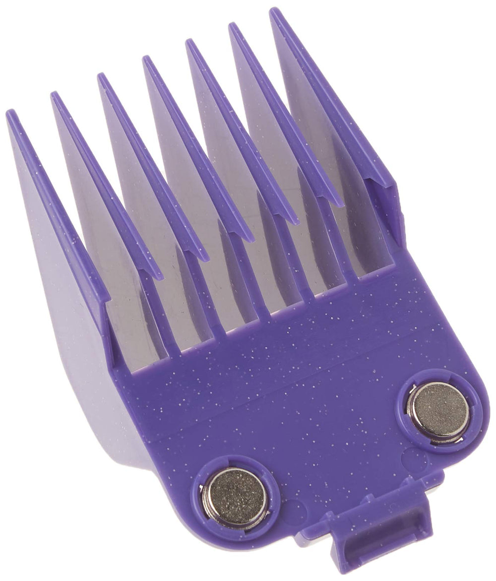 Andis Master Dual Magnet Large Comb metal construction for durable daily grooming.