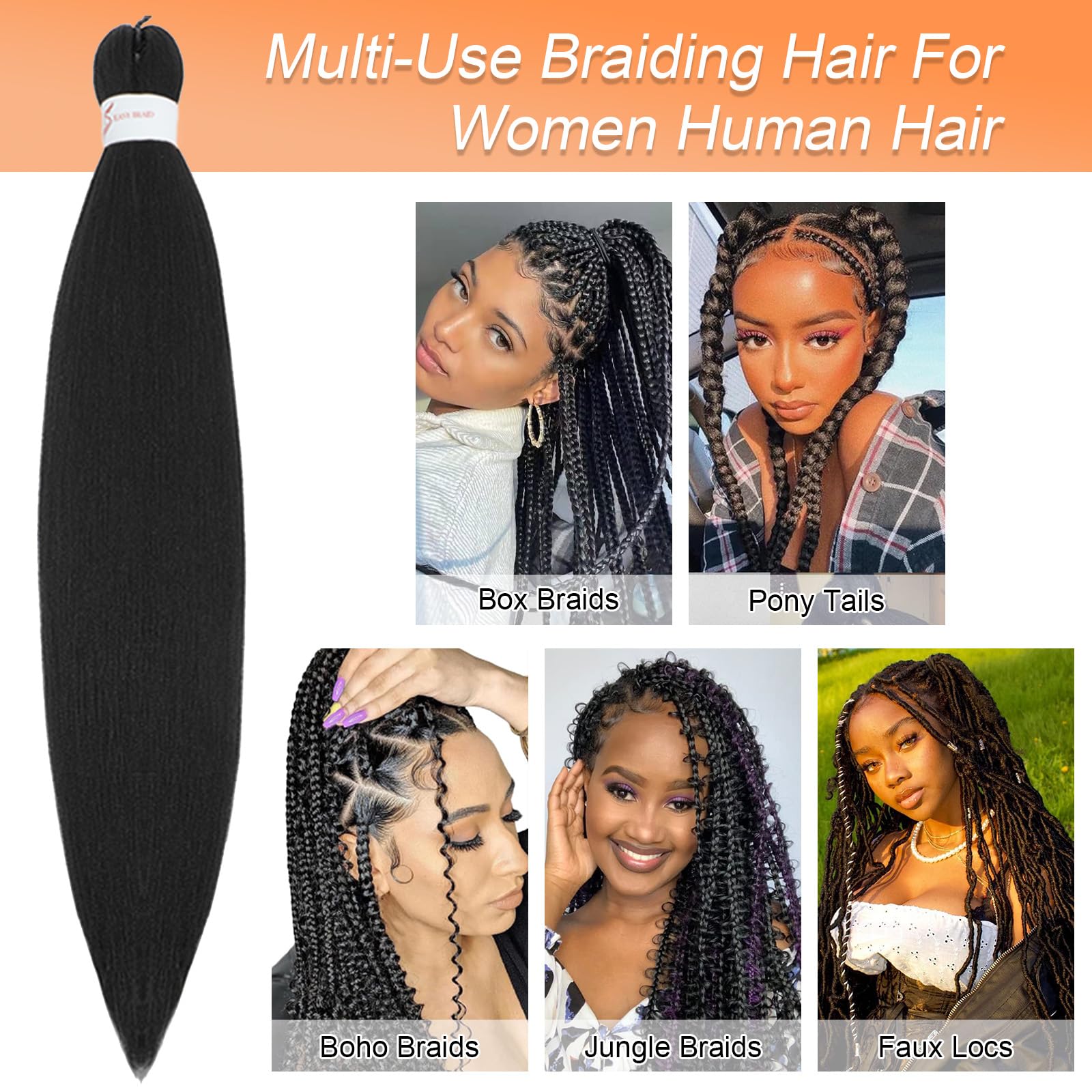 Anemoi 1b black pretstretch hair closeup highlights comfort