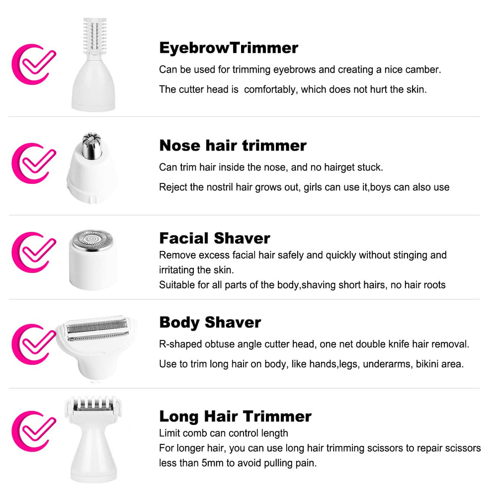 ANFOOS eyebrow-trimmer for tidy brows and smooth skin