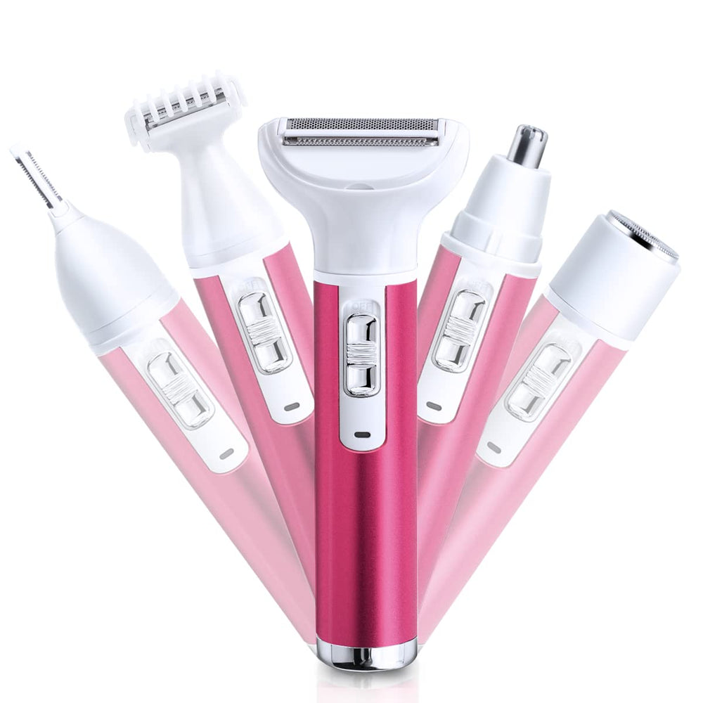 ANFOOS 5-in-1 electric razor large-area head for efficient full-body shaving