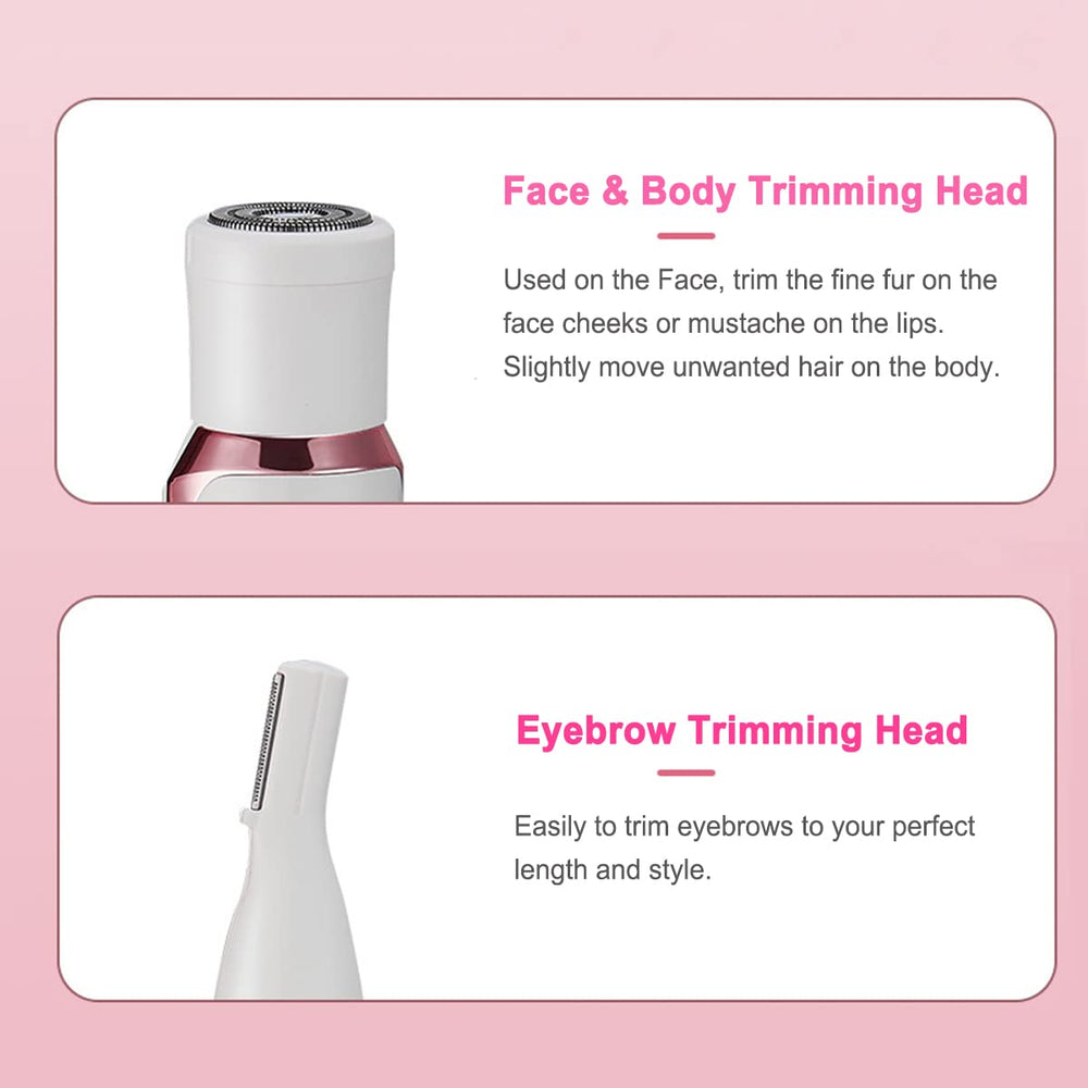 ANFOOS Face shave head for close, gentle facial grooming