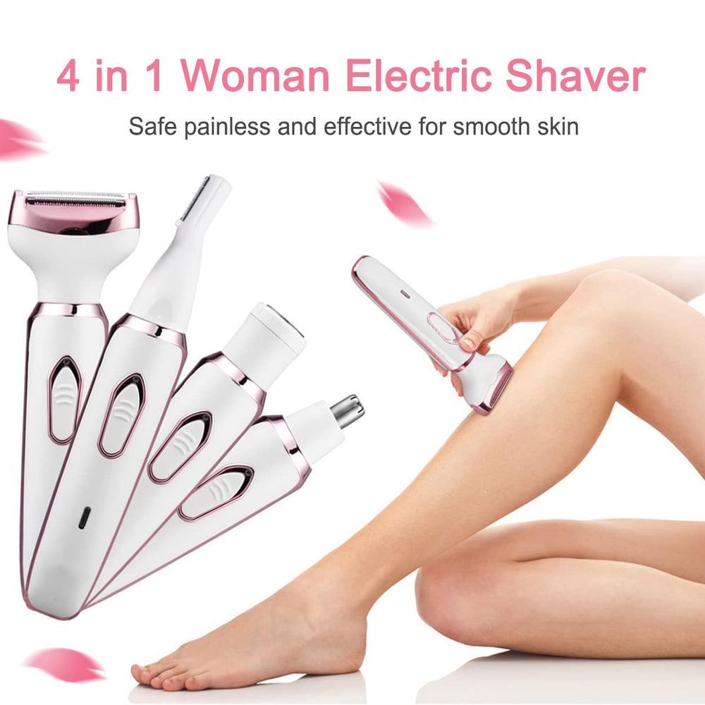ANFOOS Waterproof blade head for easy cleaning after shaving