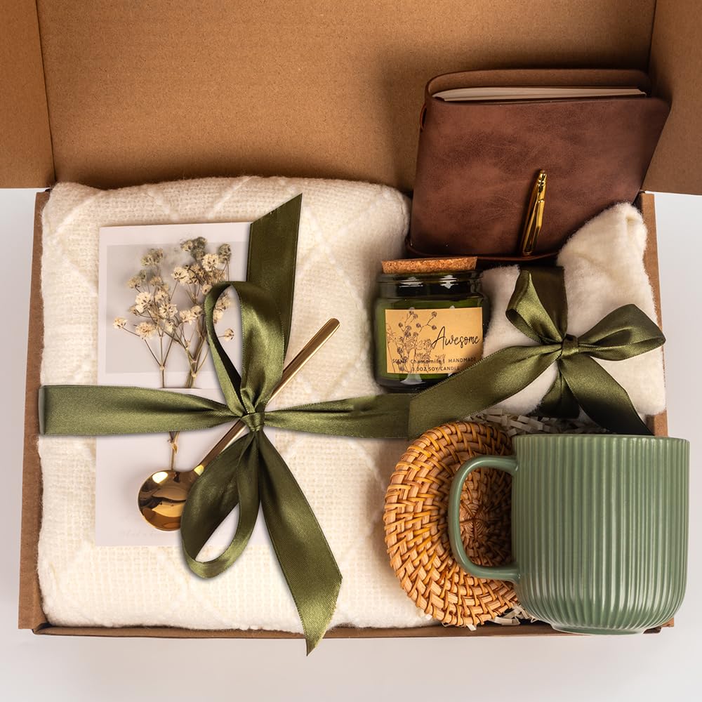 Anforsun Get Well Soon Gifts Rose Spa Set for pampering and mood uplift