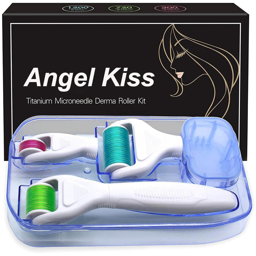 Angel Kiss derma roller face 720 needles for smoother skin and even texture