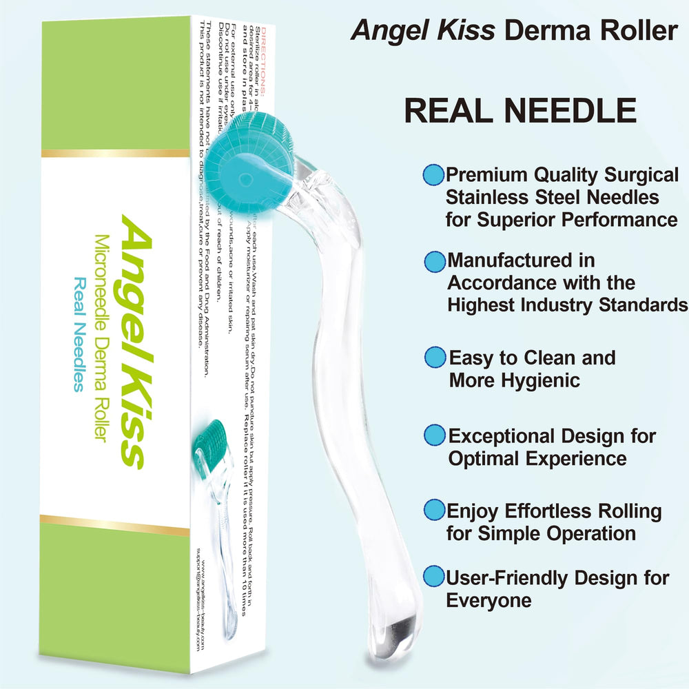 Angel Kiss packaging signals a premium gift-ready skincare tool.