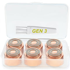 Angel Kiss Gen3 replacement heads pack-6 with storage case keeps heads organized for easy access.