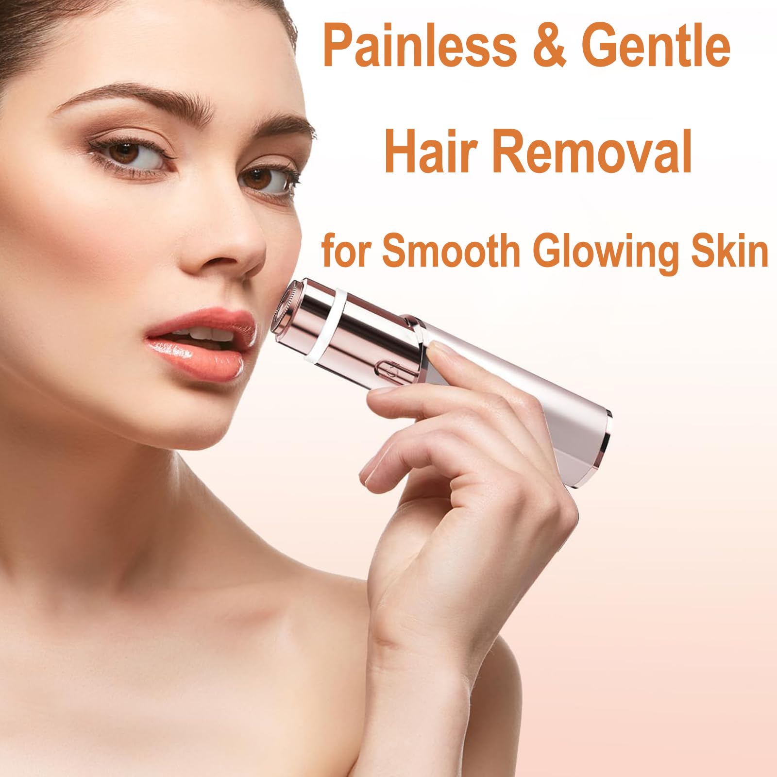 Angel Kiss Gen3 use scenario demonstrating gentle facial grooming routine.