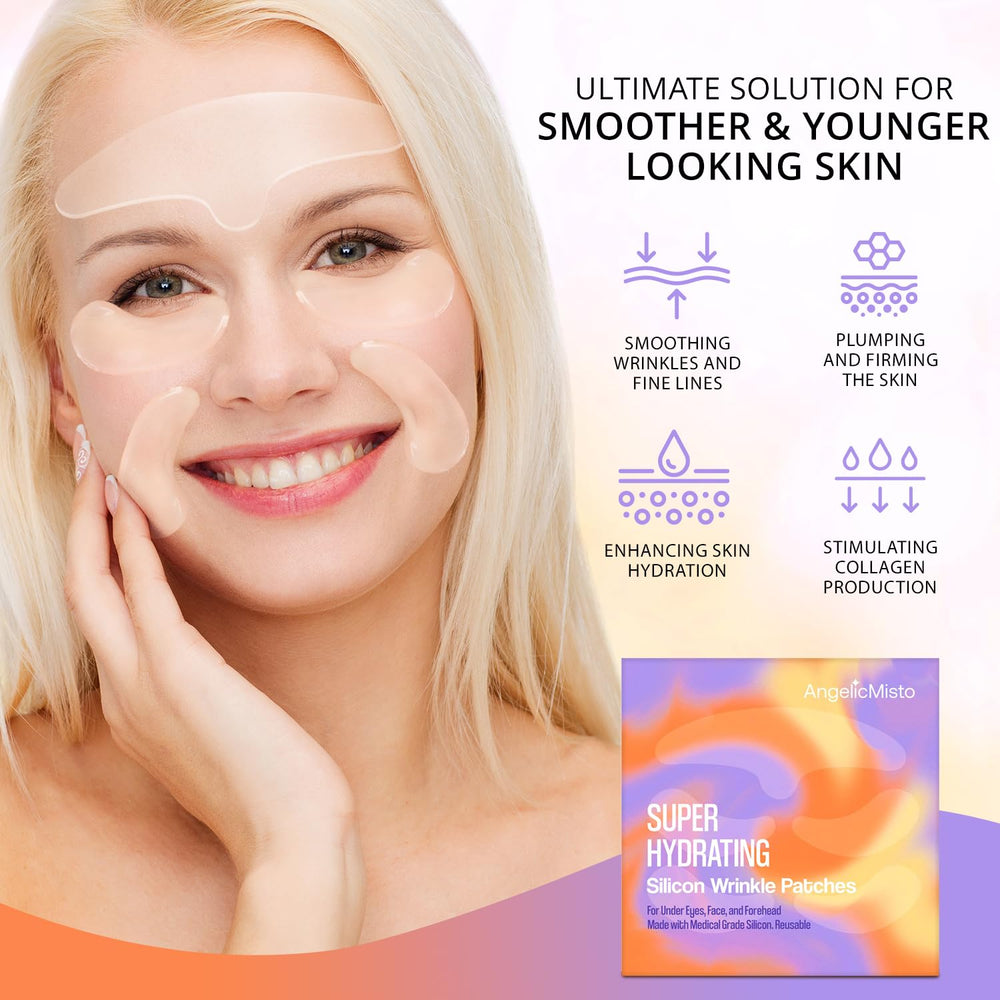 AngelicMisto reusable silicone patches: sustainable skincare tool for daily use