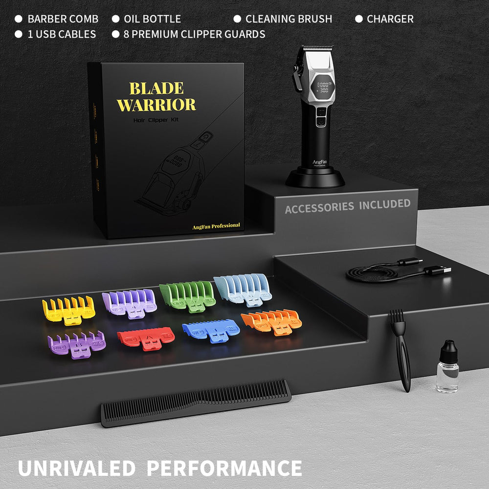 AngFan ergonomic, lightweight design supports long grooming sessions.