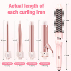 ANIEKIN 1.5-inch curling brush ready to smooth and add volume