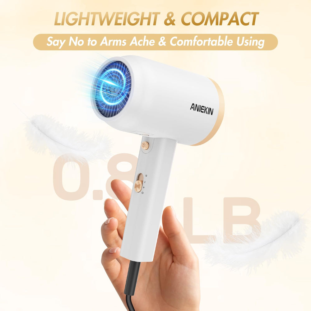 Aniekin cold shot control helps set styles with cooler air.