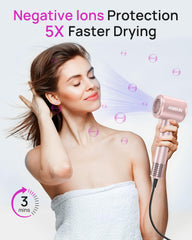 ANIEKIN hair dryer diffuser with magnetic attachment for curly styling