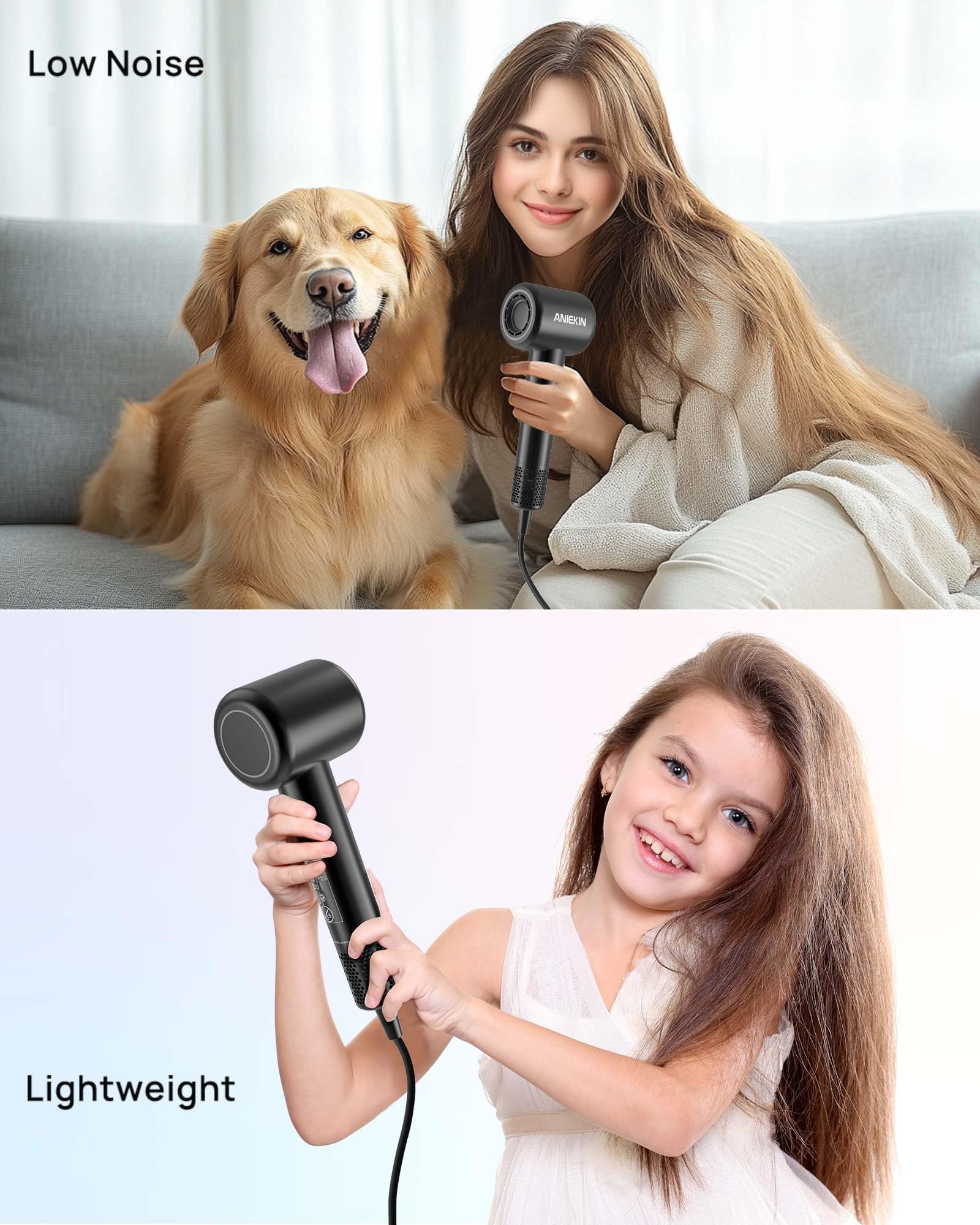 ANIEKIN lightweight travel-friendly dryer ideal for home and trips.