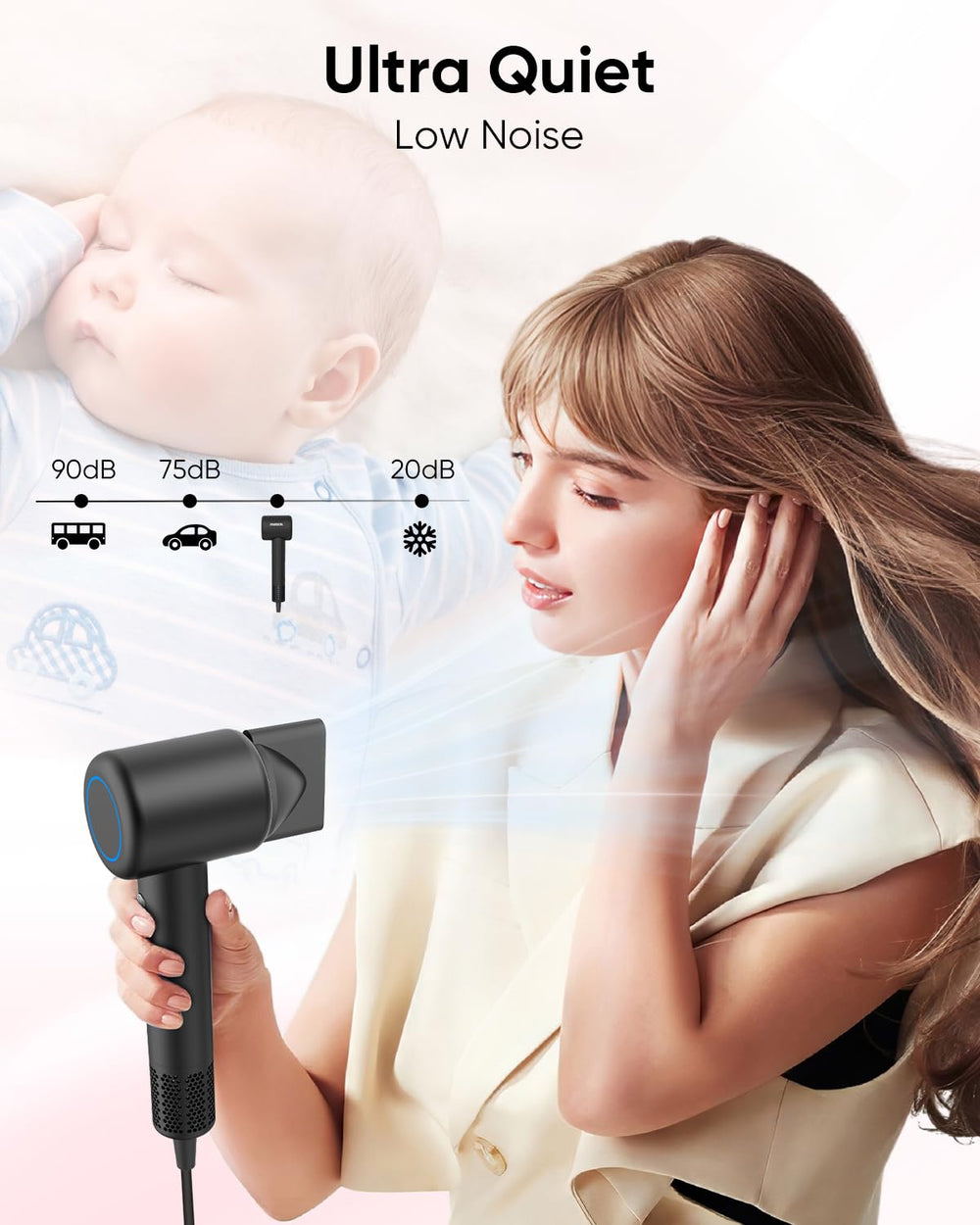 ANIEKIN thermo-control technology prevents overheating during styling.