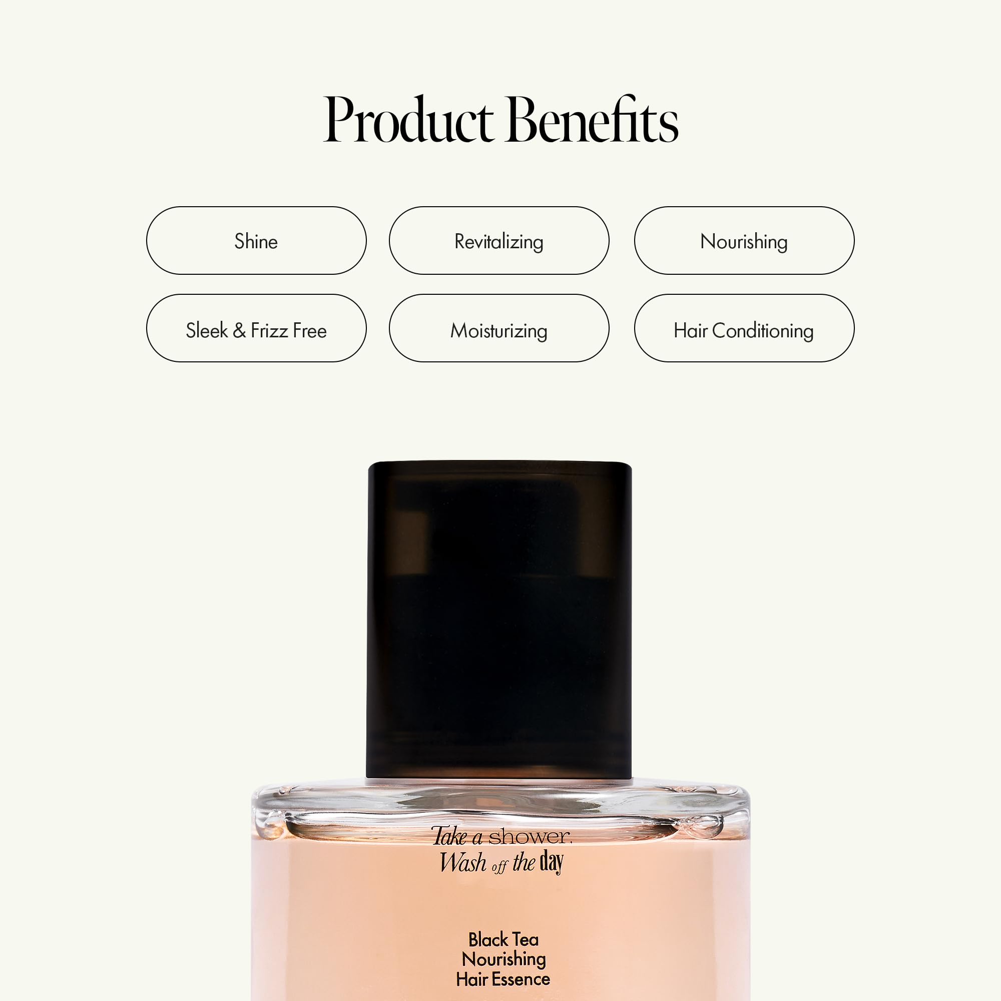 ANILLO Glossy strands after use with creamy texture for smooth, reflective shine.