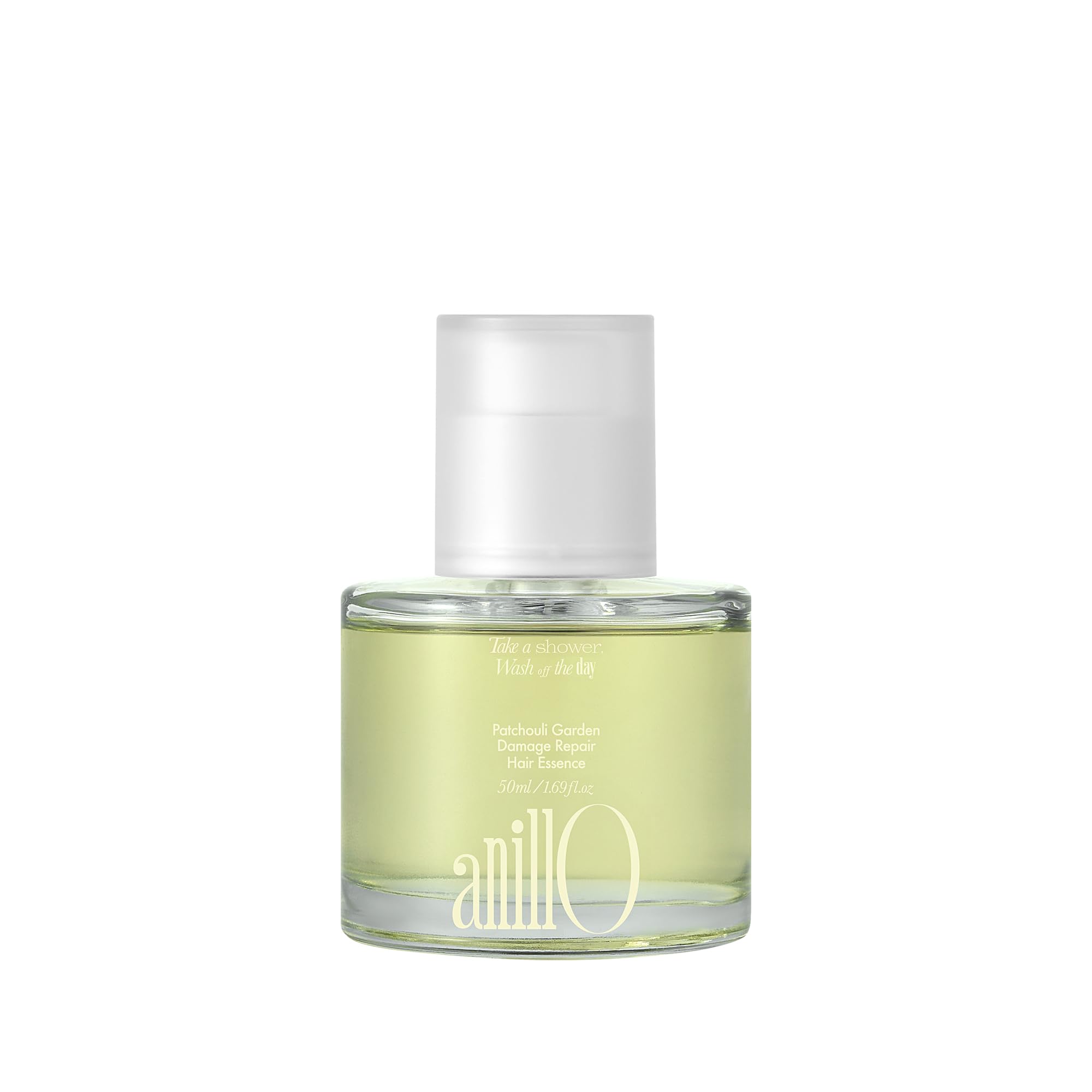 ANILLO Patchouli Garden bottle close-up showcasing smooth, non-greasy daily care.