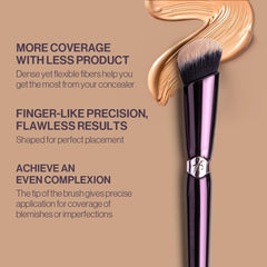 ANISA BEAUTY angled concealer brush soft bristles for gentle application.