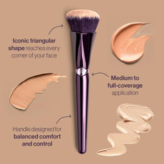 Anisa Beauty Pinnacle Foundation Brush ideal for powder and cream formulas for versatile results.