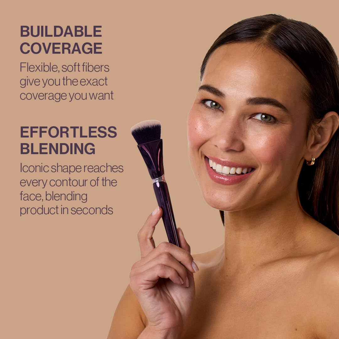 Anisa Beauty Pinnacle Foundation Brush with vegan fibers delivering smooth, cruelty-free blending.