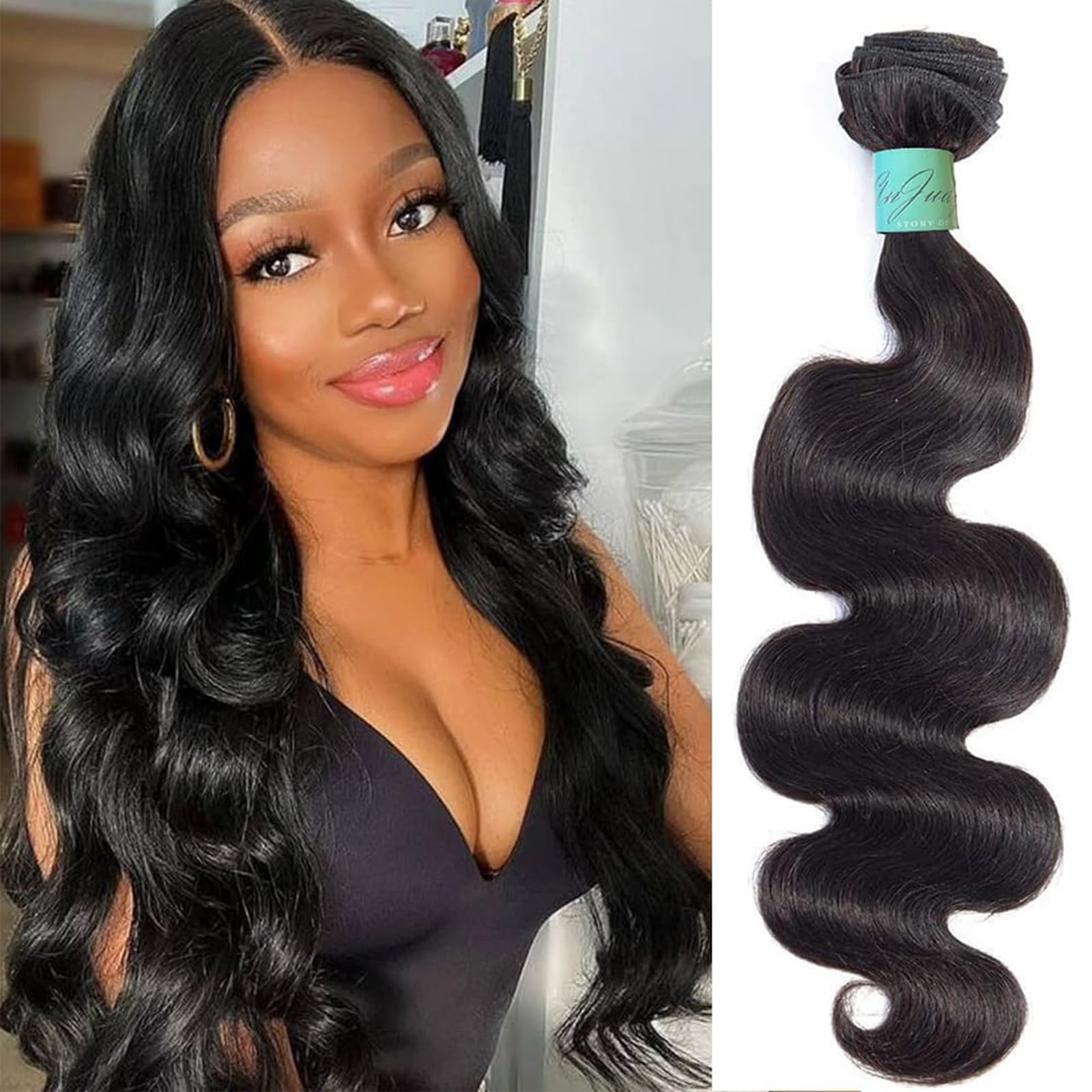 AnJudyReid 12A body wave bundles 20in texture for natural-looking length and shine