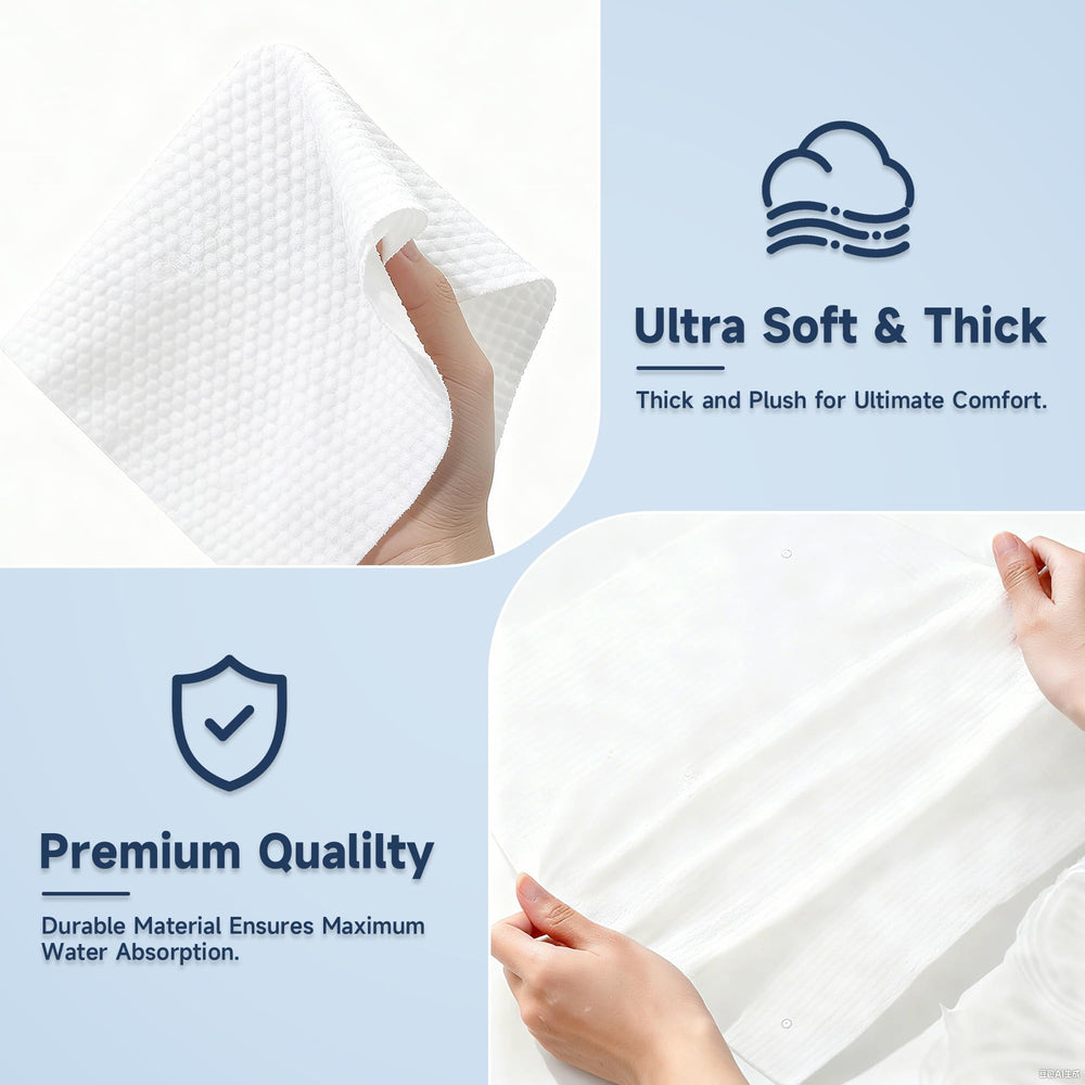 ANKEXIN soft cotton towel closeup shows gentle skin-friendly material.
