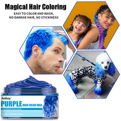 ANKOOY purple wax creates creative accents for cosplay and festival vibes