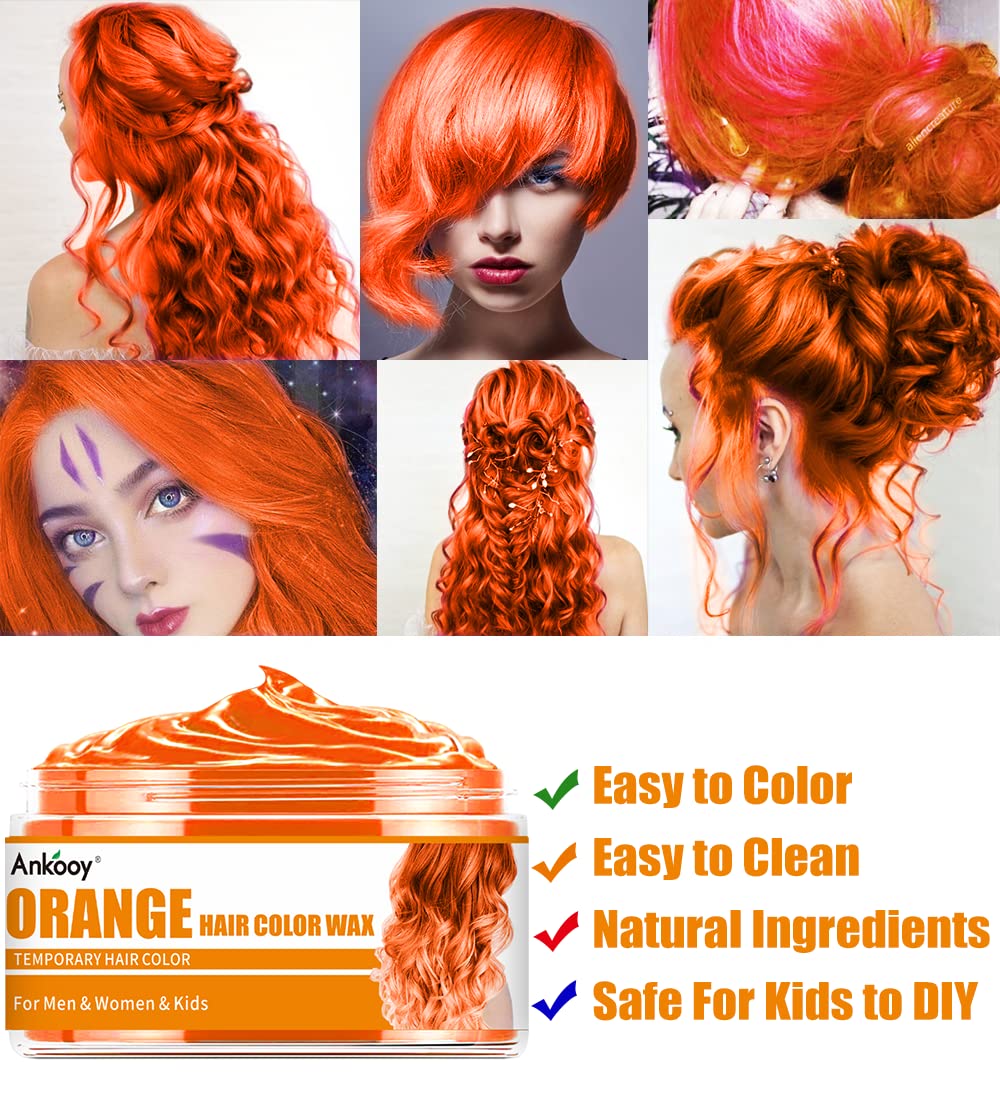 ANKOOY red wax delivering vibrant vibes for Halloween costumes and daily styling