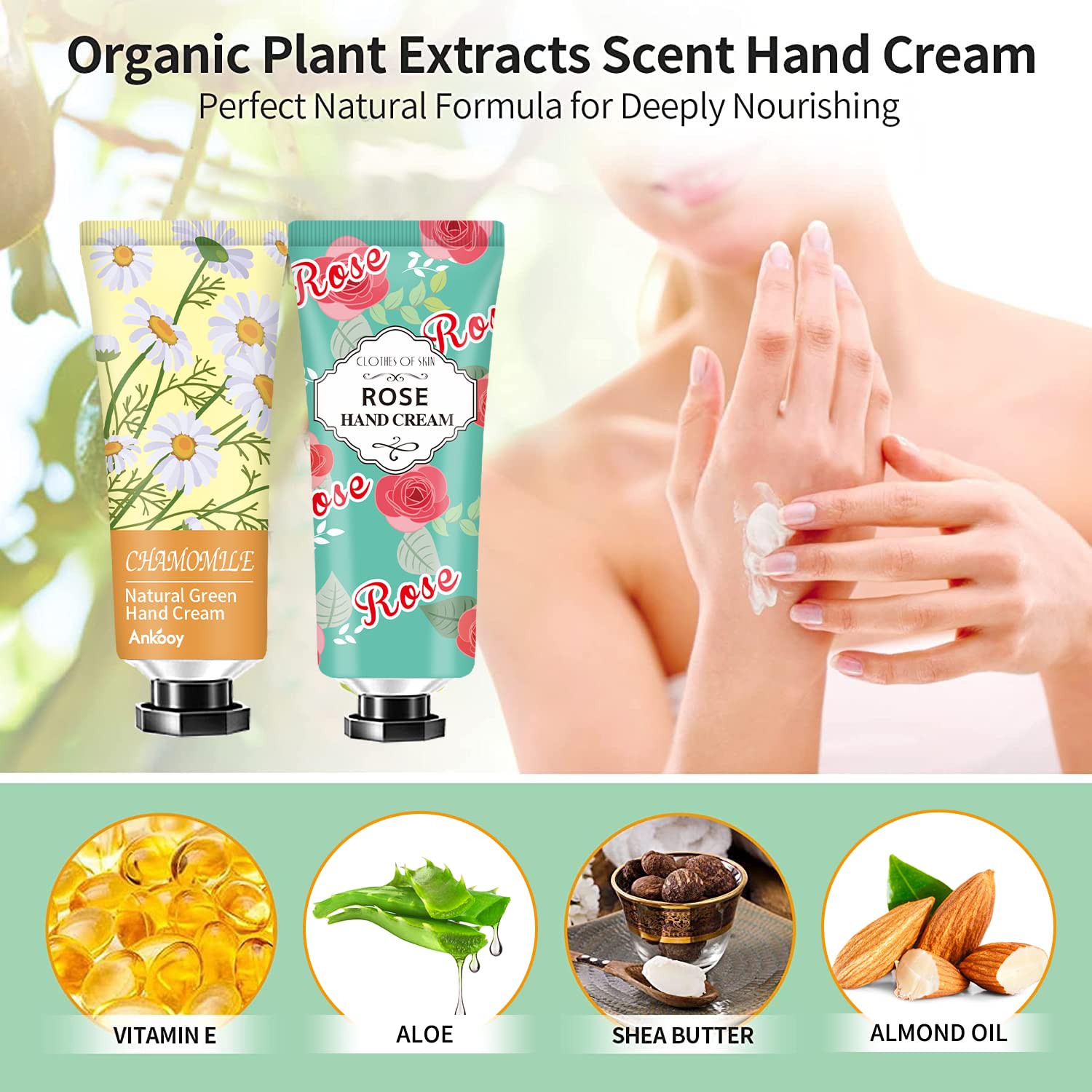 ANKOOY honey hand cream—rich moisture ideal for travel.