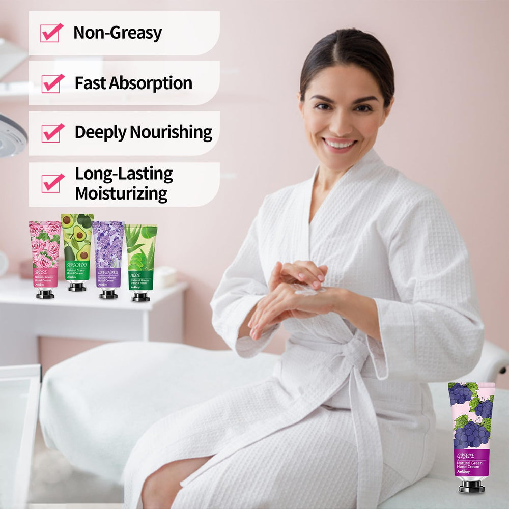 ANKOOY rose-scent hand cream—soothing hydration in compact tube.
