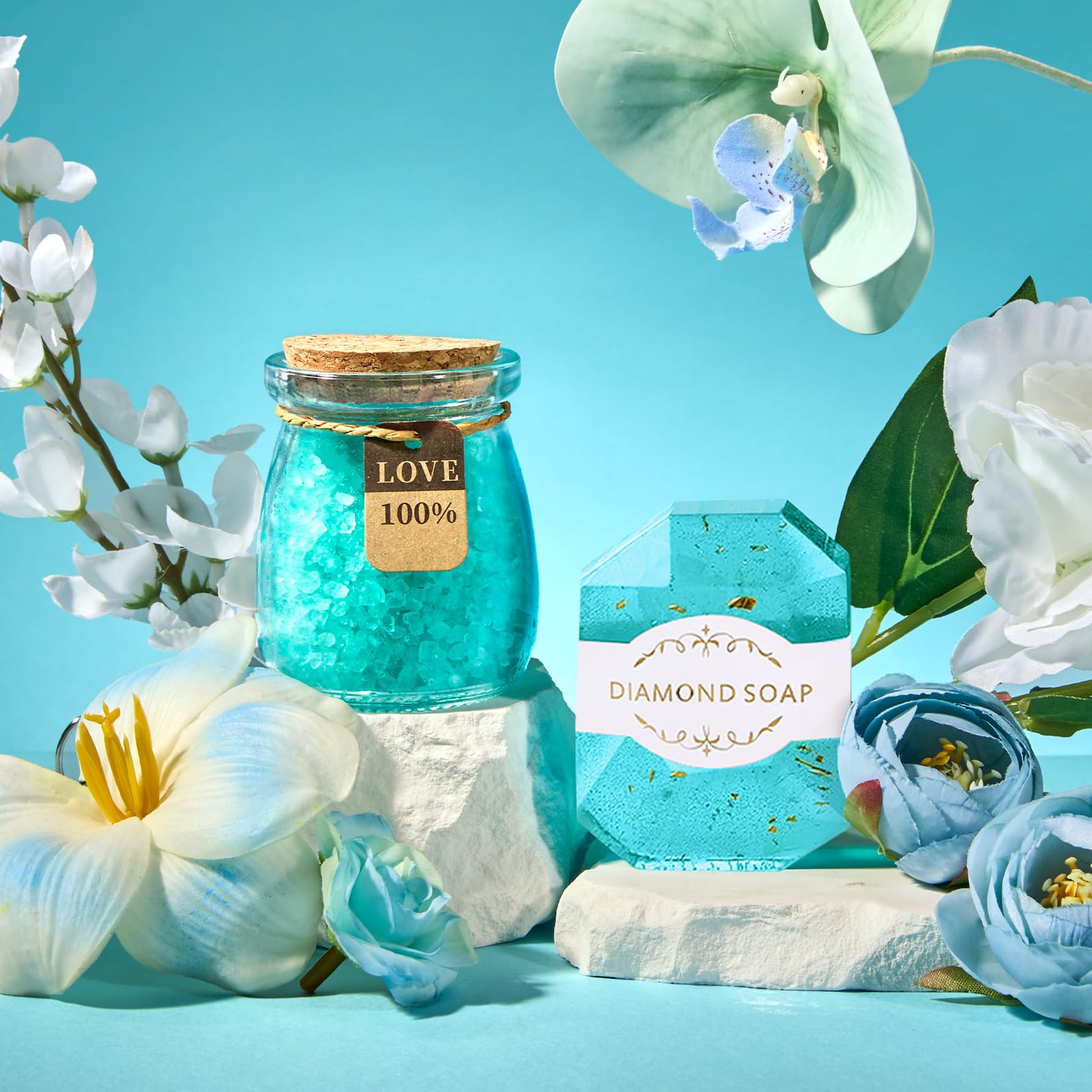 ANLEMIN jasmine bath bomb offers a fragrant bath-time escape