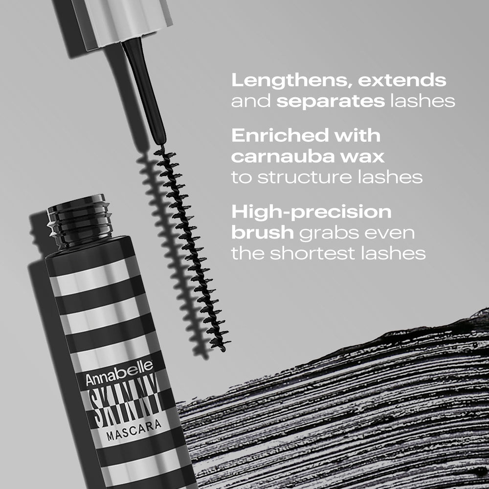 Annabelle Skinny Mascara eco-friendly packaging box highlights sustainability