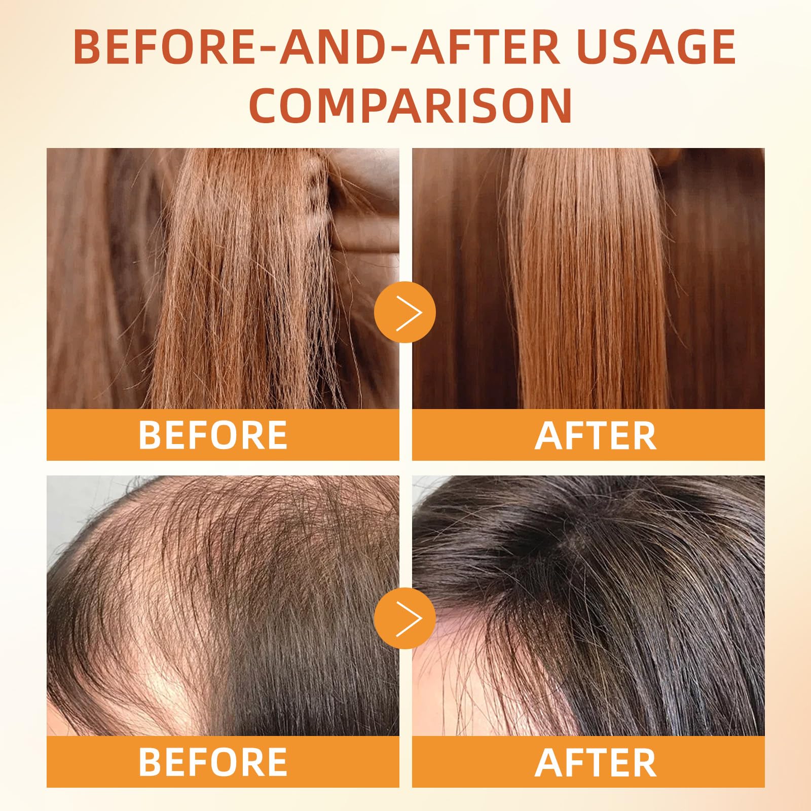 ANNASPEAK Rapunzel scalp massage action image showing easy application before shampoo.