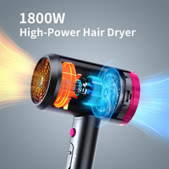 ANNE BETTY Ionic Dryer nozzle and diffuser for precise styling and frizz control
