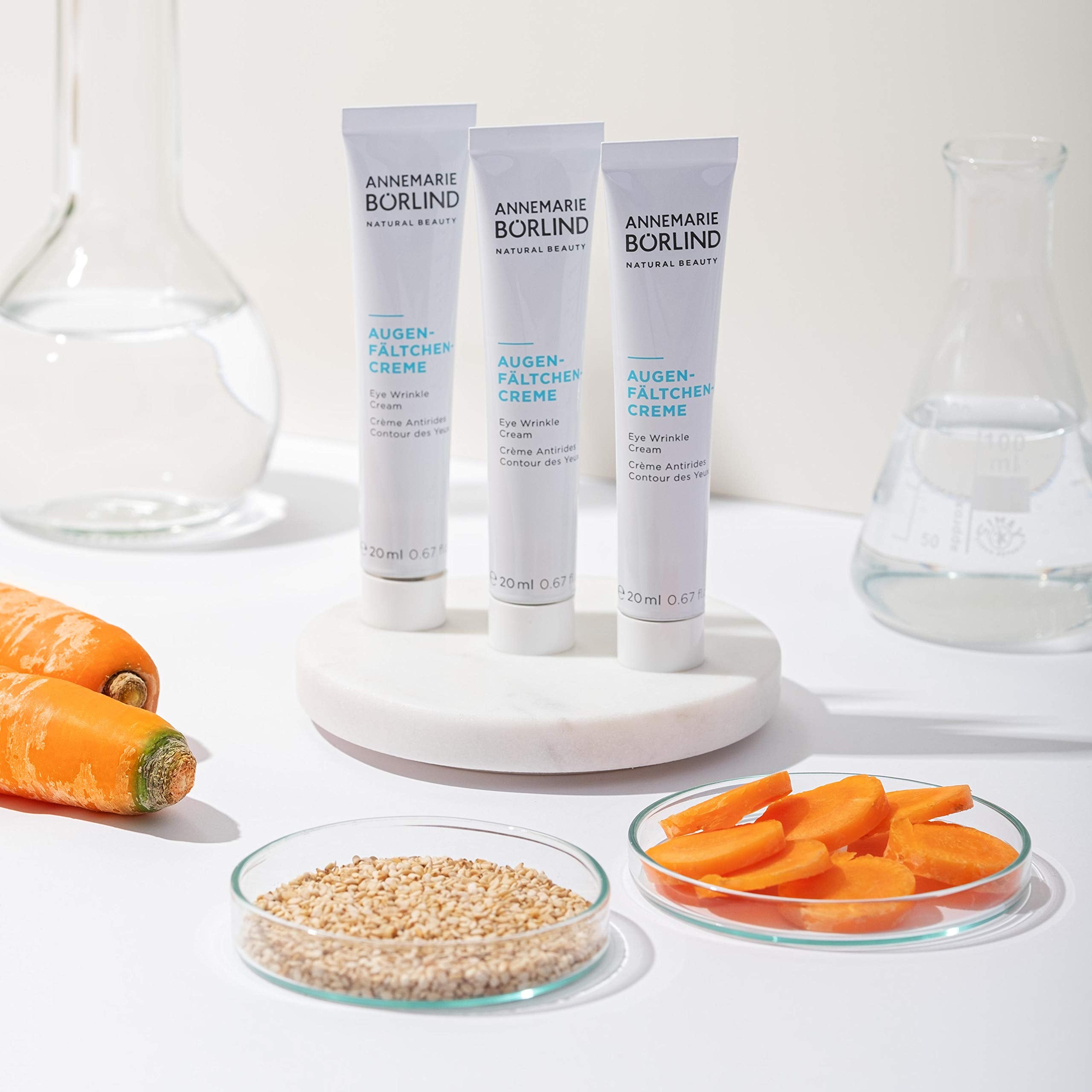 ANNEMARIE BÖRLIND sesame oil texture being absorbed.