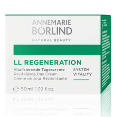 ANNEMARIE BÖRLIND LL REGENERATION packaging with pump for clean, controlled application.
