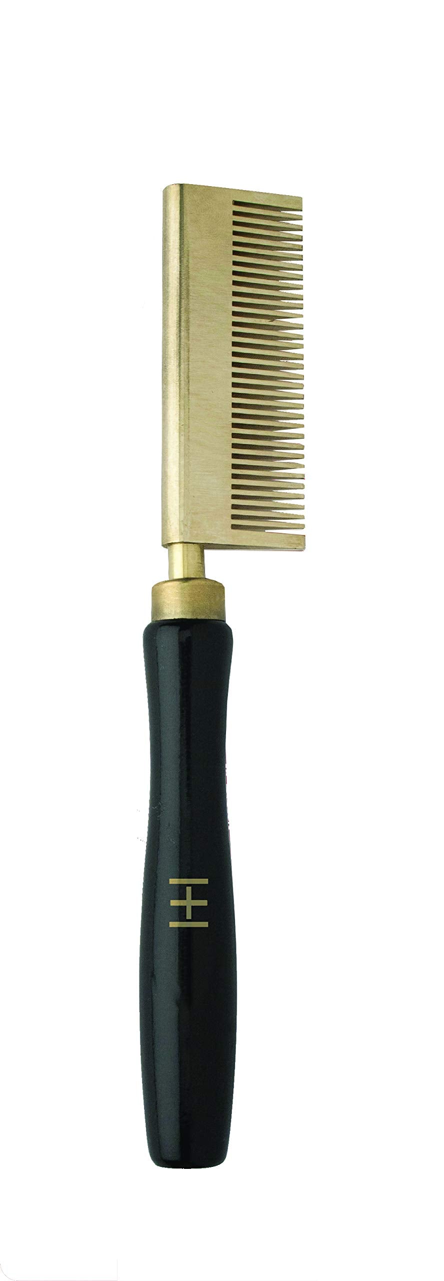 Annie Straightening Comb wide-teeth on-surface shot highlights premium design