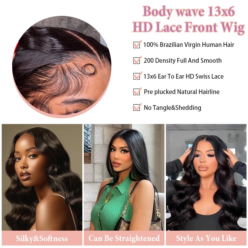 annione 13x6 lace-front wig in natural black suits multiple skin tones