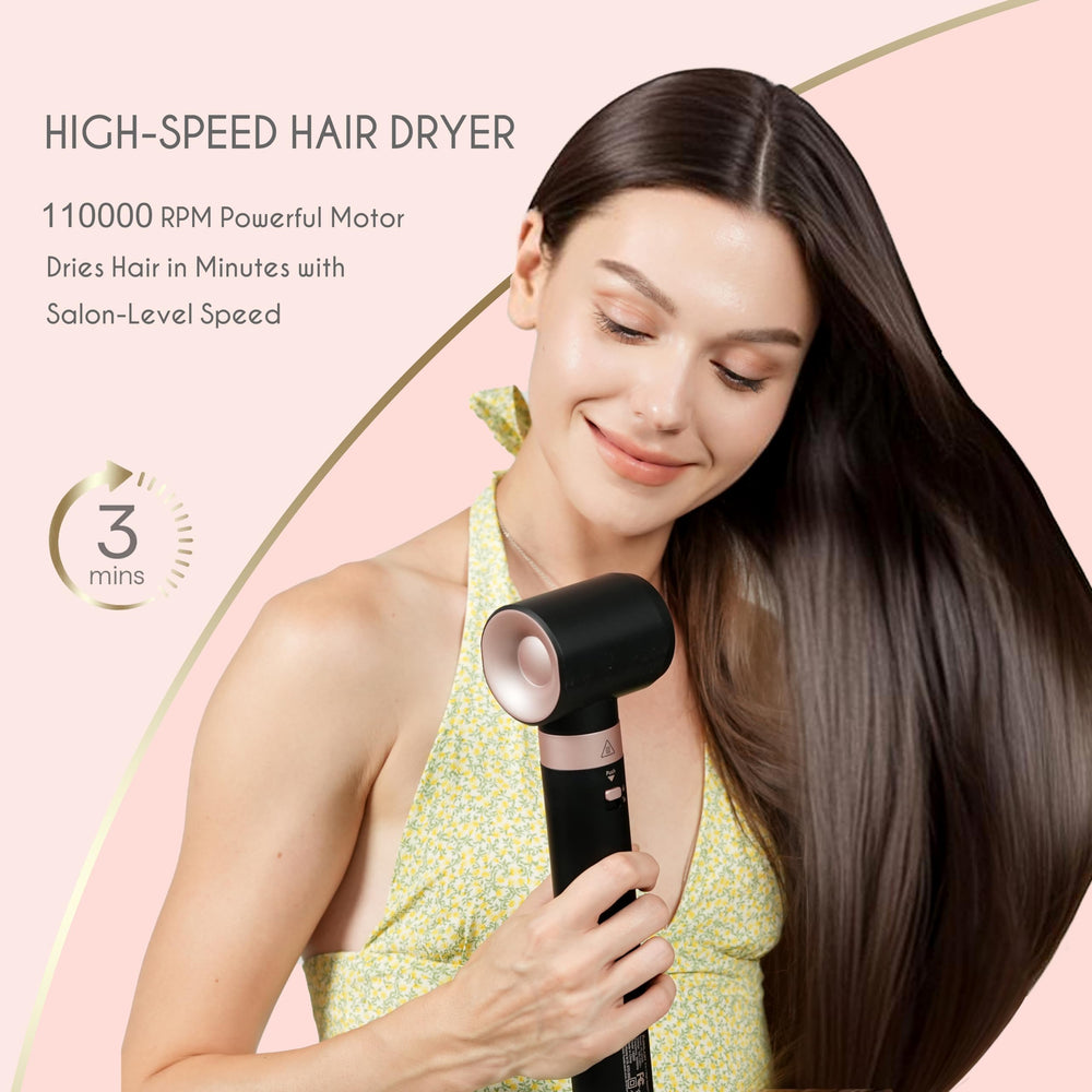 ANNLARY 360 degree swivel cord for flexible movement during styling