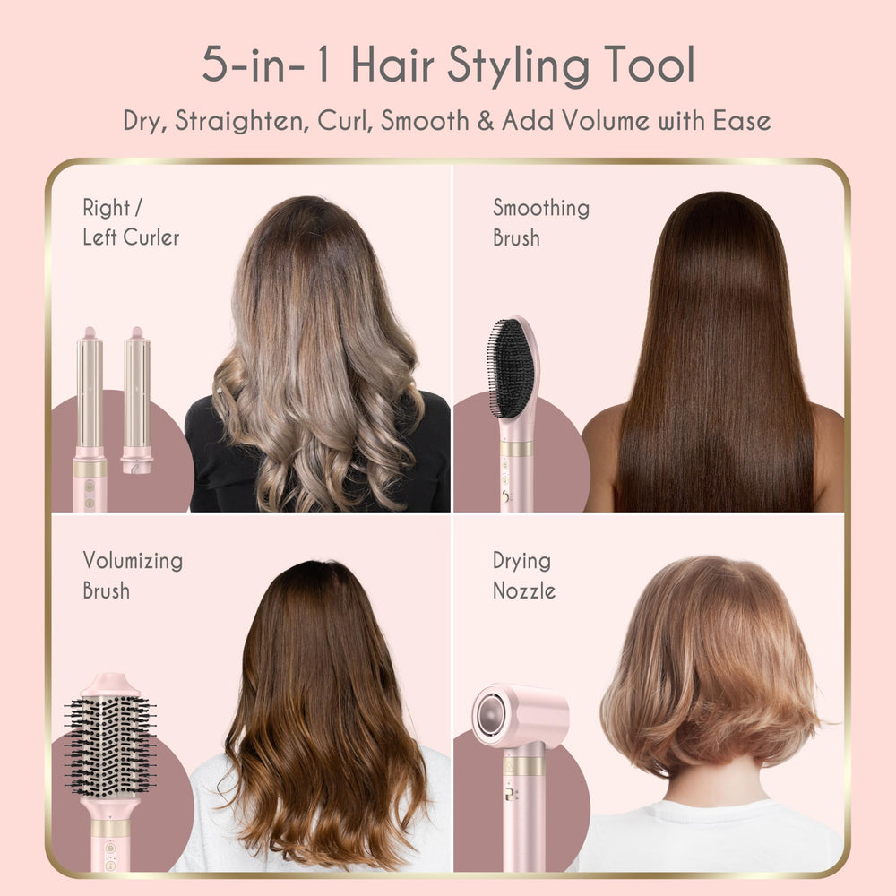 ANNLARY auto-wrap curling barrels deliver hands-free, even curls with minimal effort.